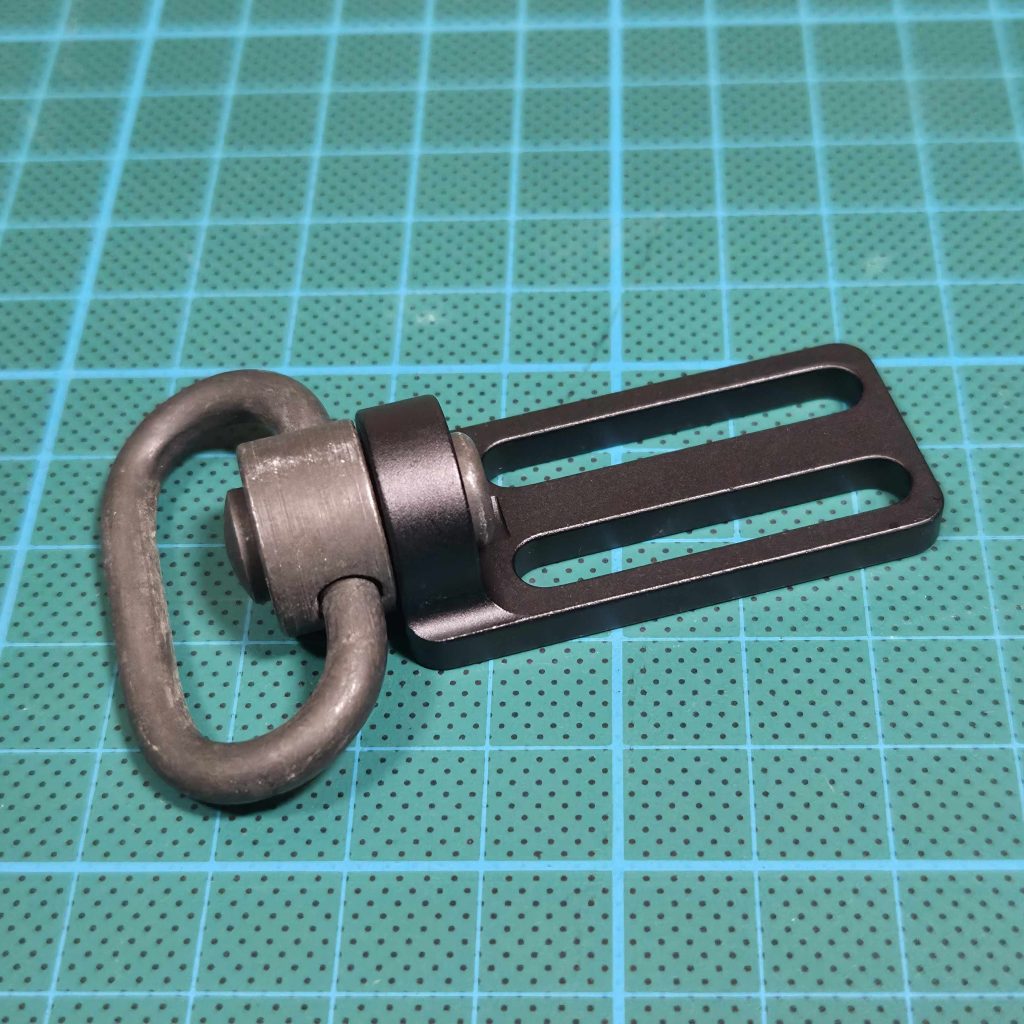 QD sling swivel two to single point adapter.